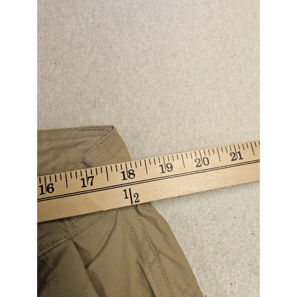The North Face Mens Hiking Pants Tan Khaki Nylon Ripstop Straight Leg Size 36 - Picture 3 of 7